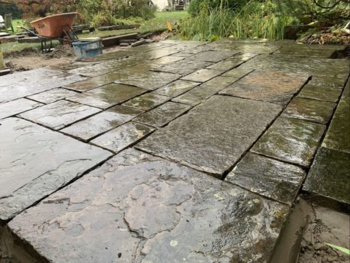 Reclaimed Yorkstone Patio in Liverpool