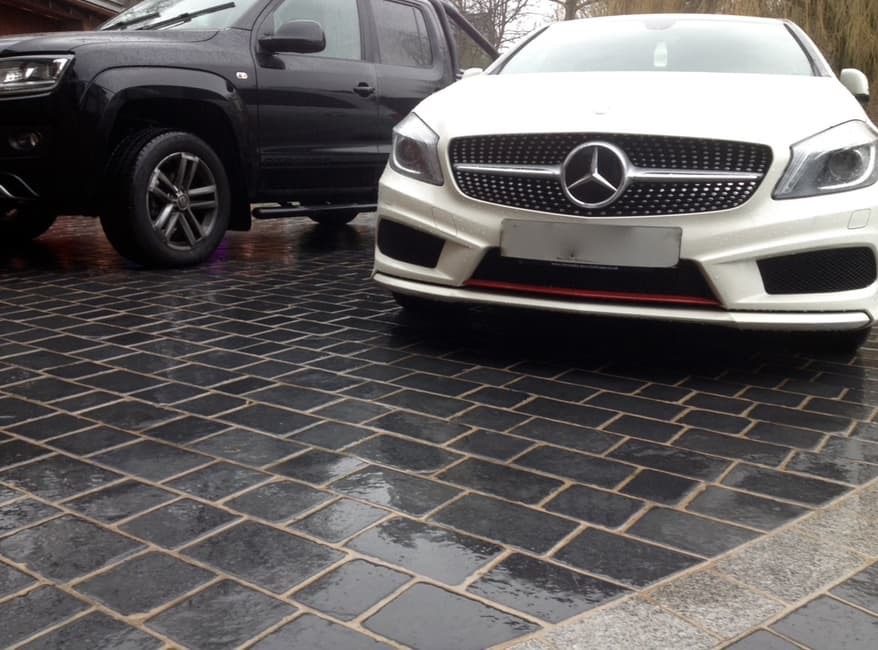 Limestone Cobbled Driveway Installation in Mossley Hill, Liverpool