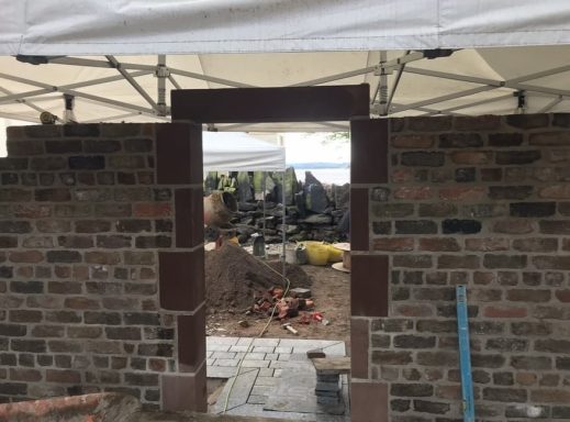 Cumbrian Sandstone Door Surround in Grassendale, Liverpool