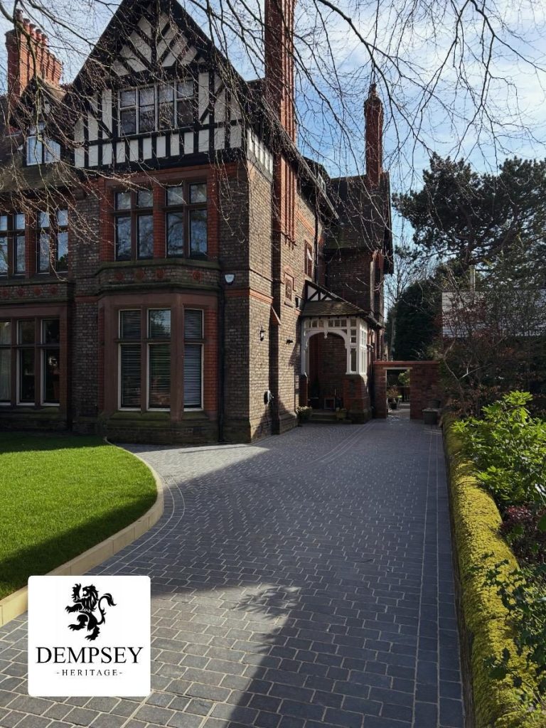 Paving laid by Dempsey Heritage in Liverpool