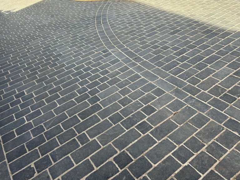 Natural stone driveway in Liverpool