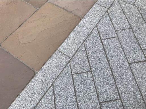 Sandstone and Granite Patio