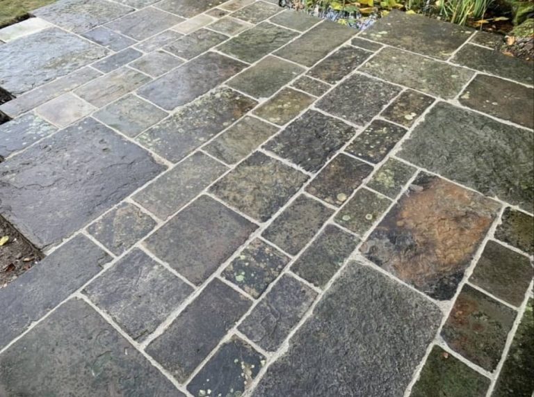 Reclaimed yorkstone Patio in Liverpool