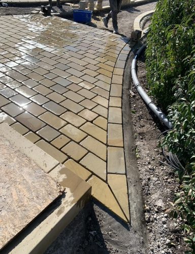 Yorkstone Sett Paving